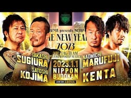 GHC Tag Team Championship: Satoshi Kojima & Takashi Sugiura (c) vs Naomichi Marufuji & KENTA (NJPW)