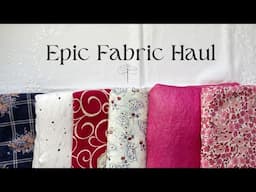 Epic Fabric Haul & a Few Sewing Plans