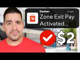 NEW Bonus Pay For DoorDash Dashers (Zone Exit Bonus)