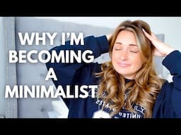 WHY I BECAME A MINIMALIST IN 2024!? IT ALL HAD TO GO! Overwhelm, Stress & All The Things Be Gone!