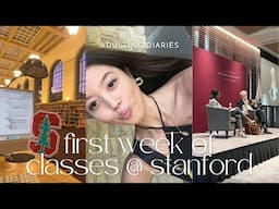 first week of classes at stanford! (adulting diaries)