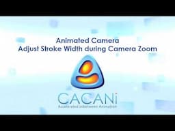 Animated Camera and Automatic Stroke Width Reduction - CACANi 2.1