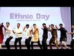 Ethnic Day 2024 Academic Batch 2024-25 Group Dance performance held on 7.12.2024 at RMC Auditorium