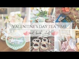 Valentine's Day Tea Time and Book Chat ~Delicious Recipes // Cozy Mystery Books #teatime #teddyblake