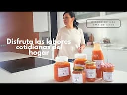 De paseo por la biblioteca🪷 Receta de salsa de tomate🍅 y limpieza del baño