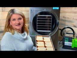 How We Set up the Harvest Right Freeze Dryer and Doing a Bread Run