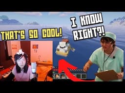 Michael Shows Lily SOMETHING REALLY COOL IN MINECRAFT! | Reechu Minecraft Highlights #2