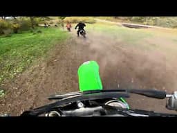 Crashing a KX250F race day | Cypress River Hare Scramble 2024