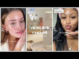 The Best SkinCare Routine For All Skin Types ✨️ TikTok Compilation