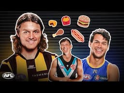 AFL players BLIND RANK footy foods 🥧