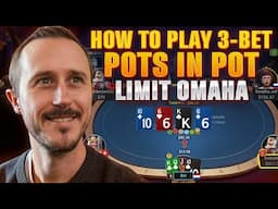 How to Play 3-Bet Pots in Pot Limit Omaha #poker