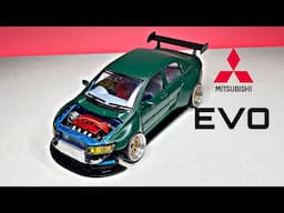 Mitsubishi Lancer Evolution 7:Custom diecast model 1/36