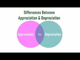 Differences Between Appreciation and Depreciation