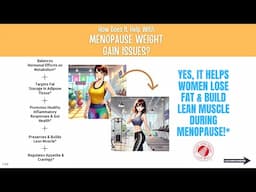 How does it help with menopause weight gain issues?