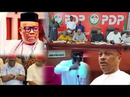 Vid)Drama!Senate President Gives PDP Caucus Woto Woto On The Floor Over Crisis, Drag Minority Leader