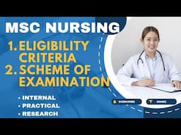 M.Sc. Nursing | Admission Requirements | Examination Schedule |