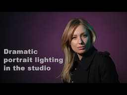 Creating dramatic studio lighting with Profoto A2 flashes