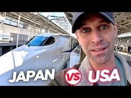 Japan’s Bullet Train vs American Amtrak Train