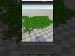 Two ways to add grass to a terrain in Unity! #shorts #3d #unity3d