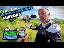 Universal Dirt Bike Hand Guard Mirrors: Install & Test