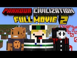 Minecraft but I survive AGAIN in PARKOUR CIVILIZATION [FULL MOVIE]