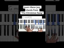 Learn these jazz chords from “The Christmas Song” #piano #jazz #christmas