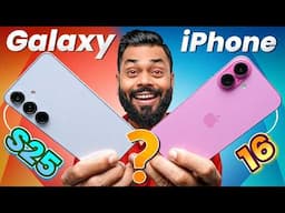 iPhone 16 vs Galaxy S25 Comparison🔥Compact Flagships चं महायुद्ध...⚔️