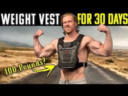 I Tried Walking for 30 Days with a Weighted Vest (Game Changer?)