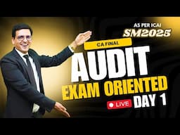 CA Final AUDIT Exam Oriented Batch Day1 - Intro & Ethics