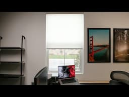 My First Home Office Upgrade | SmartWings Motorized Window Shade