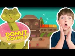 Snake Danger in DONUT COUNTY | Gameplay with Ima and Jessy