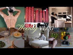 WEEKLY VLOG // week in my life, hosting, routines!!