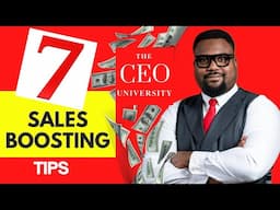 Easy tips to increase sales quickly