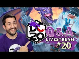 DC20 Beta Q&A #20