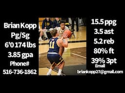 Brian Kopp Mid Season Recruiting Tape