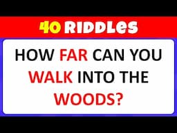 GENIUS LEVEL Riddle Quiz That Will BLOW Your Mind! 🧩 ✅