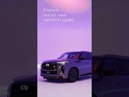 The magic of winter at your fingertips. Explore the QX80's seasonal ambient interior lighting.