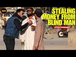 Stealing Money From Blind Man Social Experiment ( Part 2 ) - Dumb TV