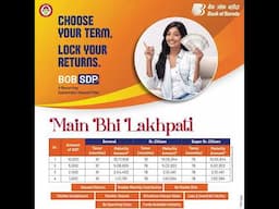 Bank of Baroda |  Main Bhi Lakhpati | BOB SDP