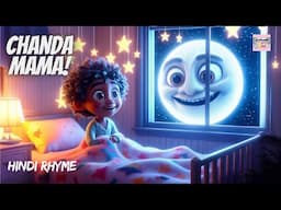 Chanda Mama |  चांदा मामा | Hindi Nursery Rhyme | New Hindi Rhymes | #catrackkidstv