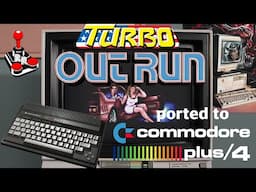 Turbo Out Run ported to Commodore Plus/4 | C64 gameplay comparison