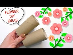 10 Toilet Paper Roll DIY Ideas 🤩 Easy Flower Craft Tutorials Step by Step ♻️ Recycled Home Decor