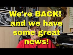 We are back with great news!