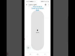 How To Set A Timer On A Smart Bulb