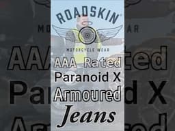 Protection, Comfort & Style from Roadskins Paranoid X AAA-Rated Motorcycle Jeans #motorcyclelife