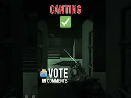 Vote On Your Favorite First Person Shooter Video Game Features! Weapon Canting