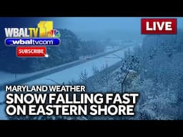 LIVE: Snow falling fast on Eastern Shore - wbaltv.com