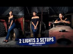 3 SIMPLE Outdoor PORTRAIT Photography SETUP with 2 LIGHTS + Sony A7III & Tamron 28-75mm + AD600