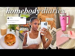 HOMEBODY DIARIES ♡ working from home, grocery shopping, healthy habits, realistic daily life + more!