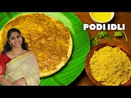 🍛✨ Authentic Kerala Podi Idli 🍛✨ | Gun Powder  Recipe in Hindi